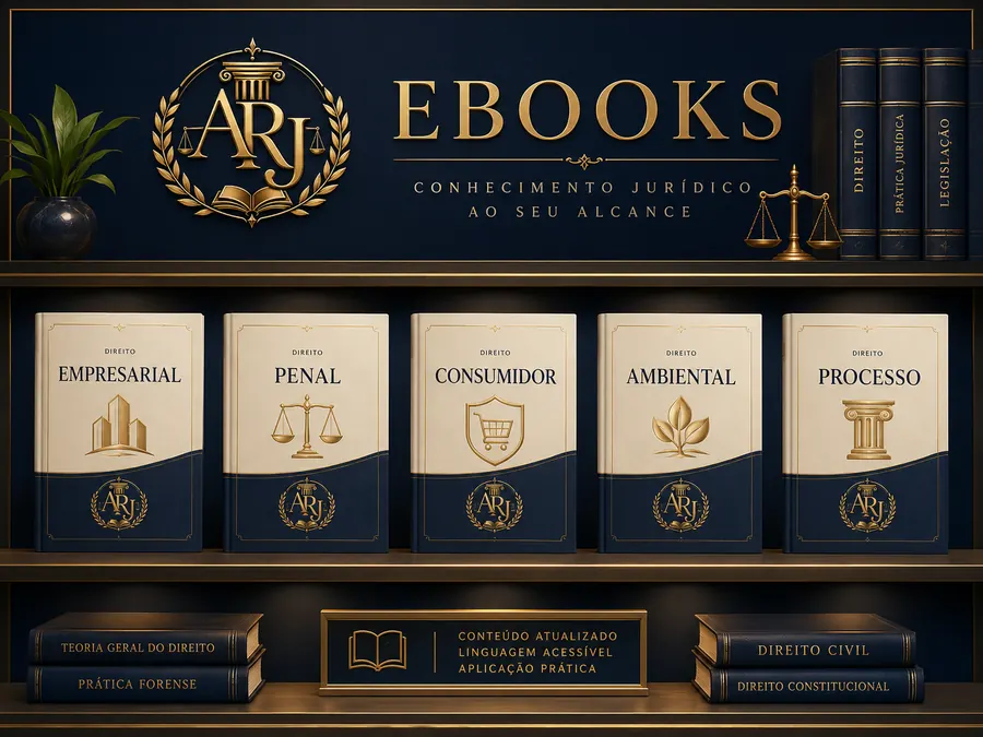 Vitrine de ebooks jurídicos ARJ